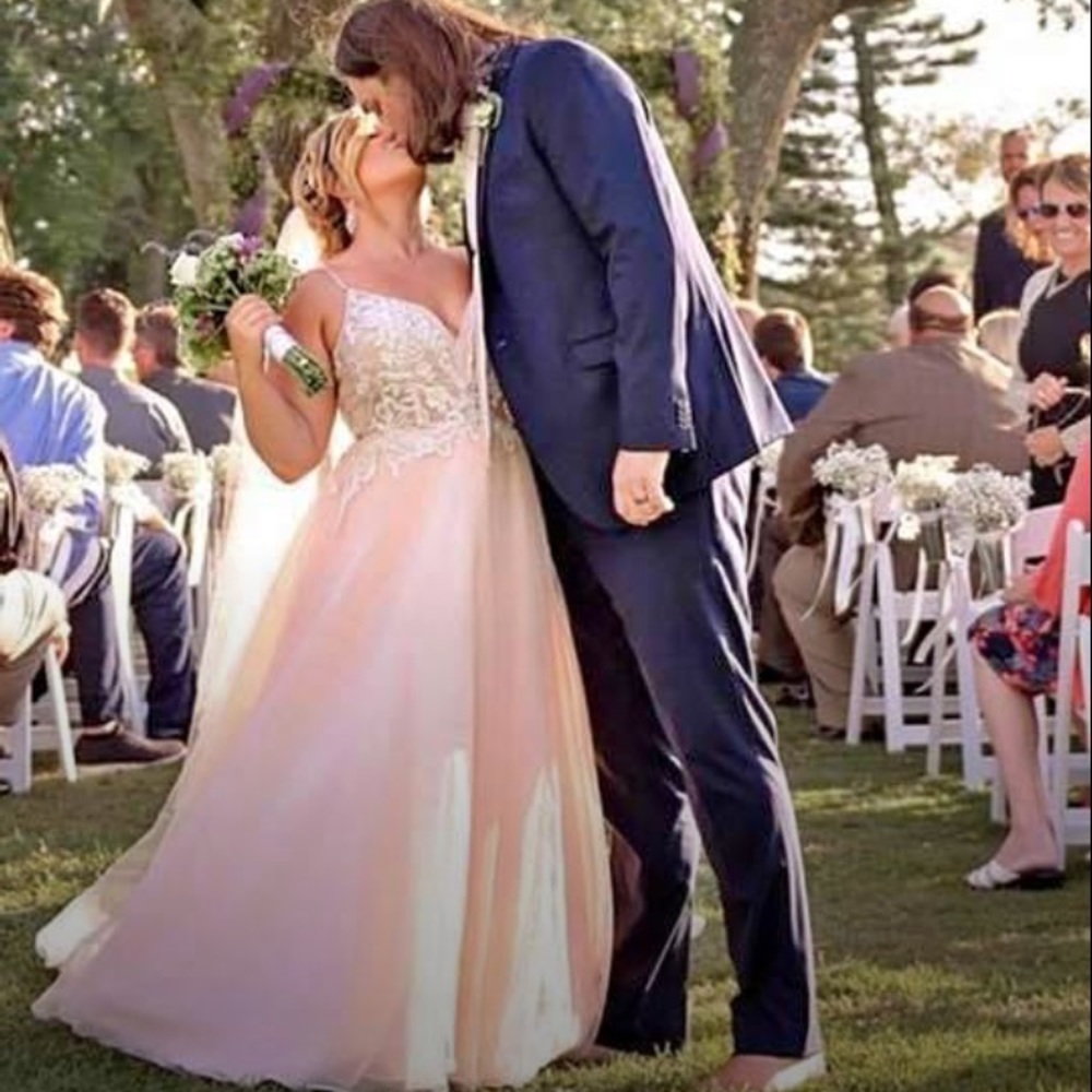 Size 10 Galina Signature wedding dress